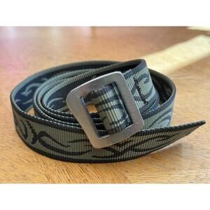 Bison Designs Olive Tribal Print Cargo Strap Belt Large